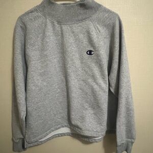 Grey Champion turtle neck sweatshirt size L